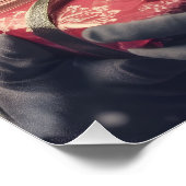 Sinterklaas met een cadeaus kerstontwerp perfect poster (Hoek)