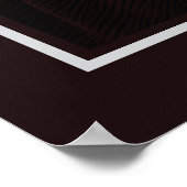 Sinterklaas met een kerstcadeau ontwerp poster (Hoek)