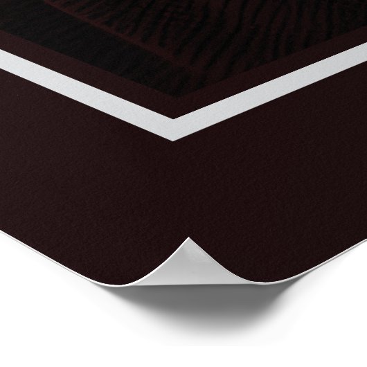 Sinterklaas met een kerstcadeau ontwerp poster (Hoek)