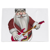 Sinterklaas met elektrische gitaar groot cadeauzakje (Voorkant)