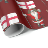 Sinterklaas met Engelse aftekening Cadeaupapier (Rol Hoek)