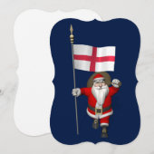 Sinterklaas met Engelse aftekening Feestdagenkaart (Voorkant / Achterkant)