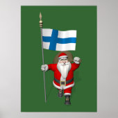 Sinterklaas met Finland Poster (Voorkant)