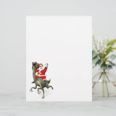 Sinterklaas met gallimimus (Staand voorkant)