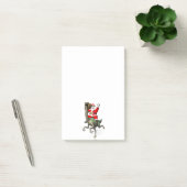 Sinterklaas met gallimimus post-it® notes (Kantoor)