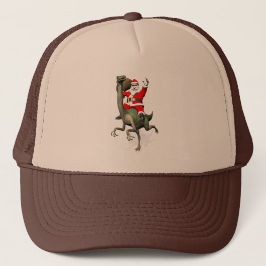 Sinterklaas met gallimimus trucker pet (Voorkant)