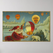 Sinterklaas met geluk poster (Voorkant)