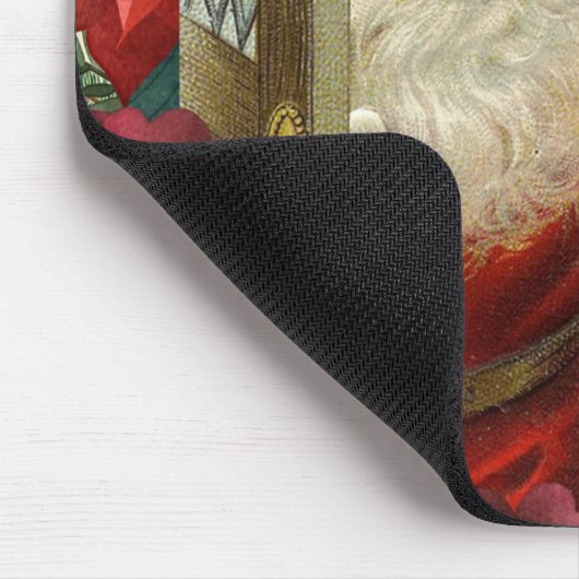 Sinterklaas met geschenken en cadeaus muismat (Hoek)