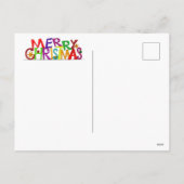 Sinterklaas met geschenken feestdagenkaart (Achterkant)