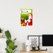 Sinterklaas met geschenken poster (Thuiskantoor)