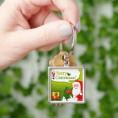 Sinterklaas met geschenken sleutelhanger (Hand)