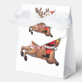 Sinterklaas met geschenken van vrede bedankdoosjes (Voorkant)