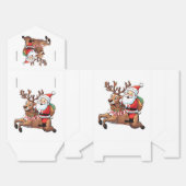 Sinterklaas met geschenken van vrede bedankdoosjes (Ongevouwen)