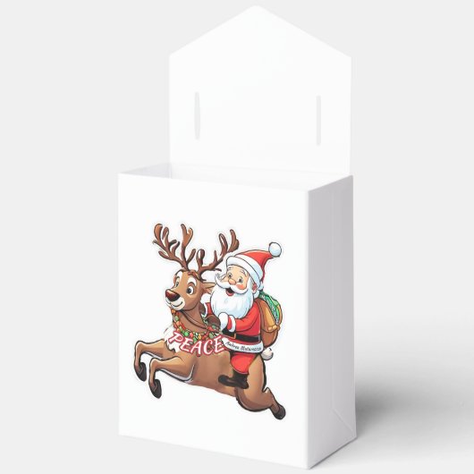 Sinterklaas met geschenken van vrede bedankdoosjes (Open)