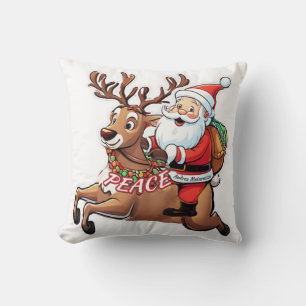 Sinterklaas met geschenken van vrede kussen