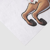 Sinterklaas met geschenken van vrede tissuepapier (Detail)