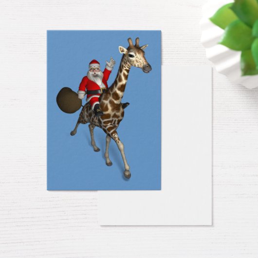 Sinterklaas met Giraffe Visitekaartjes (Bureau)