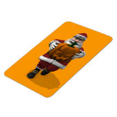 Sinterklaas met grote pompoen magneet (Linkerzijde)