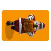 Sinterklaas met grote pompoen magneet (Horizontaal)