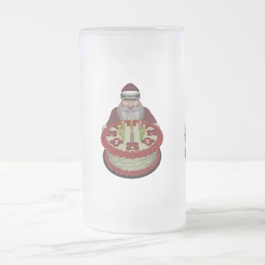 Sinterklaas met halve dag matglas bierpul (Center)