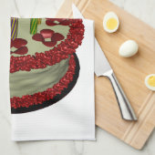 Sinterklaas met halve dag theedoek (Quarter Fold)