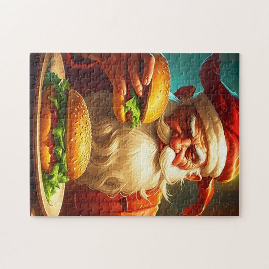 Sinterklaas met Hamburger Legpuzzel (Horizontaal)