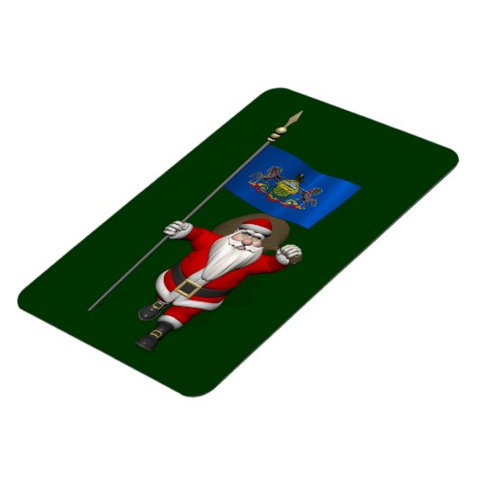 Sinterklaas met handtekening van Pennsylvania Magneet (Linkerzijde)