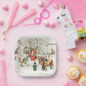 Sinterklaas met illustratie voor kinderen papieren bordje (Feest)