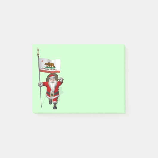 Sinterklaas met inzending van Californië Post-it® Notes (Voorkant)