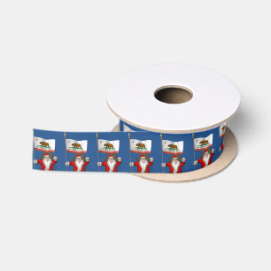 Sinterklaas met inzending van Californië Satijnen Lint