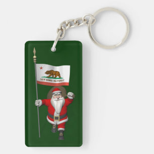 Sinterklaas met inzending van Californië Sleutelhanger