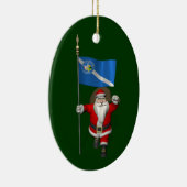 Sinterklaas met inzending van Las Vegas Keramisch Ornament (Rechts)