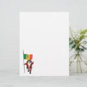 Sinterklaas met inzending van Los Angeles (Staand voorkant)