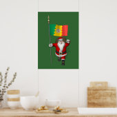 Sinterklaas met inzending van Los Angeles Poster (Keuken)