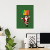 Sinterklaas met inzending van Los Angeles Poster (Thuiskantoor)
