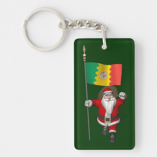 Sinterklaas met inzending van Los Angeles Sleutelhanger (Voorkant)