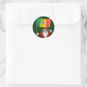 Sinterklaas met inzending van Los Angeles Sticker (Tas)