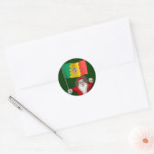 Sinterklaas met inzending van Los Angeles Sticker (Envelop)