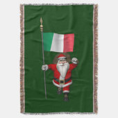 Sinterklaas met Italiaanse nationaliteit Deken (Voorkant Verticaal)