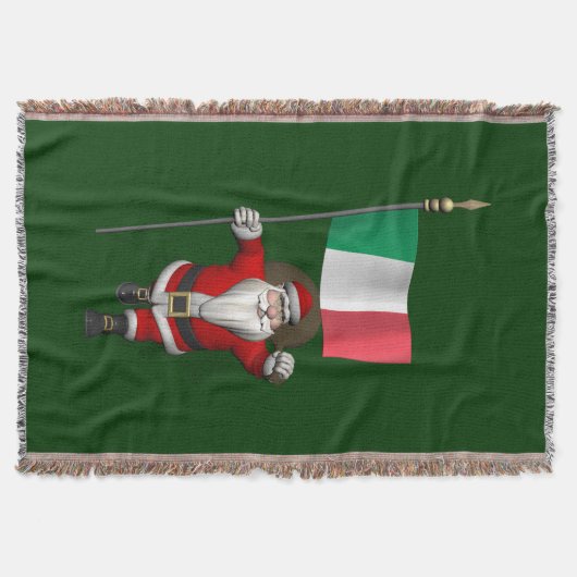 Sinterklaas met Italiaanse nationaliteit Deken (Voorkant)