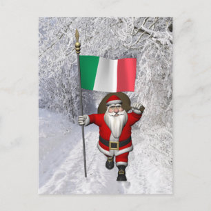 Sinterklaas met Italiaanse nationaliteit Feestdagenkaart