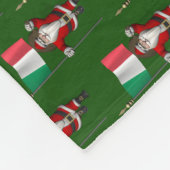 Sinterklaas met Italiaanse nationaliteit Fleece Deken (Hoek)