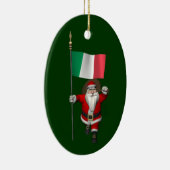 Sinterklaas met Italiaanse nationaliteit Keramisch Ornament (Rechts)