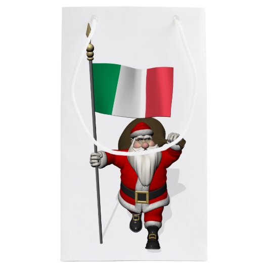 Sinterklaas met Italiaanse nationaliteit Klein Cadeauzakje (Achterkant)