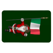 Sinterklaas met Italiaanse nationaliteit Magneet (Horizontaal)