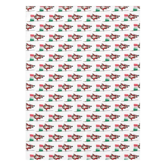 Sinterklaas met Italiaanse nationaliteit Tafelkleed (Voorkant)