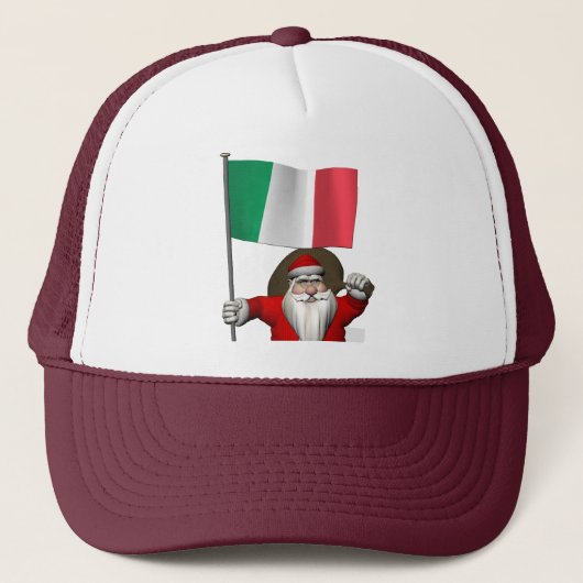 Sinterklaas met Italiaanse nationaliteit Trucker Pet (Voorkant)