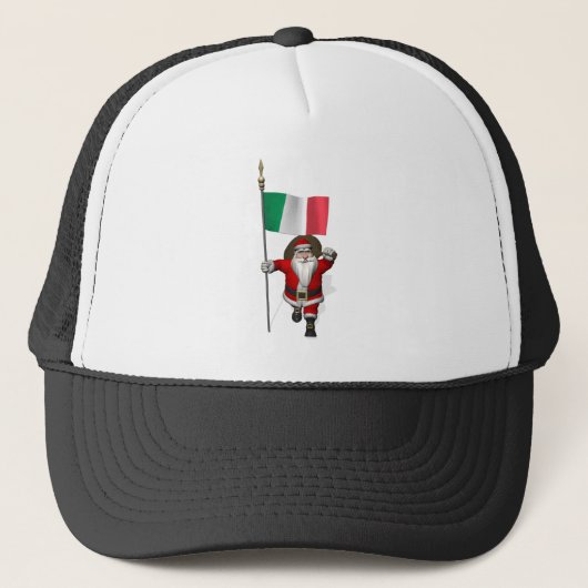 Sinterklaas met Italiaanse nationaliteit Trucker Pet (Voorkant)
