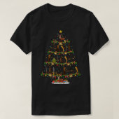 Sinterklaas met jaaglappen voor kerstontsteking t-shirt (Design voorkant)