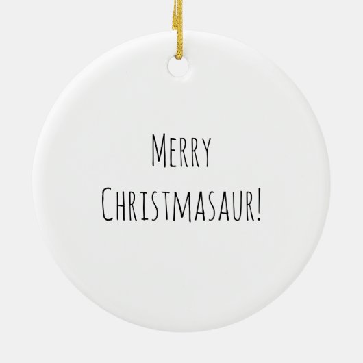 Sinterklaas met kerstboomkoortsir keramisch ornament (Achterkant)